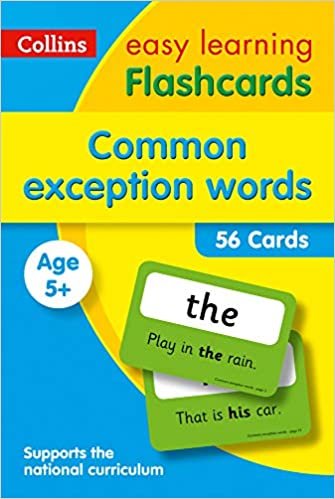 Common Exception Words Flashcards: KS1 English Home Learning and School Resources from the Publisher of Revision Practice Guides, Workbooks, and Activities. (Collins Easy Learning KS1) ダウンロード