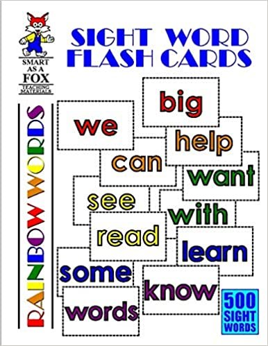 تحميل Sight Word Flash Cards: 500 Rainbow Words