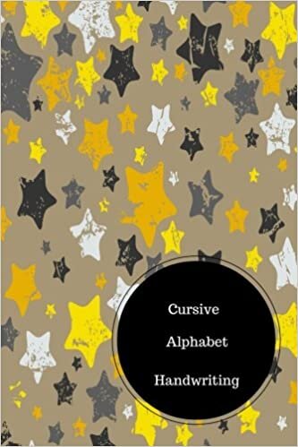 indir Cursive Alphabet Book: English Alphabets Cursive Writing Worksheets. Handy 6 in by 9 in Notebook Journal . A B C in Uppercase &amp; Lower Case. Dotted, With Arrows And Plain