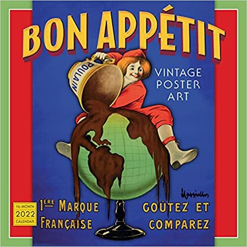 Bon Appétit 2022 Calendar: Vintage Poster Art