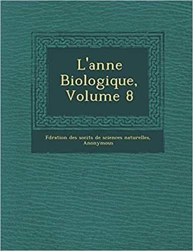 L'Ann E Biologique, Volume 8 indir