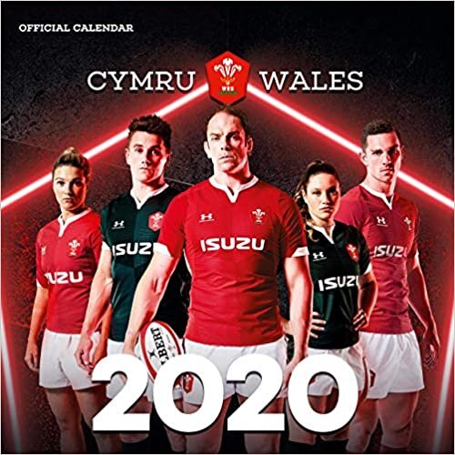 Welsh Rugby Union 2020 Calendar - Official Square Wall Format Calendar