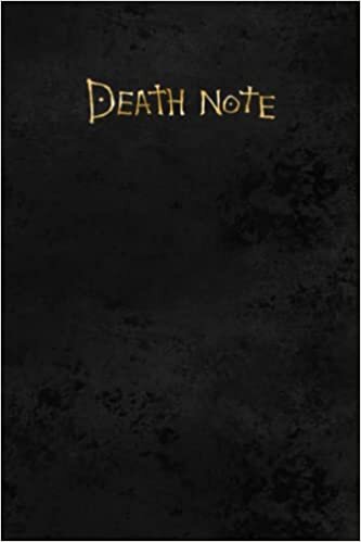 indir Death Note Notebook Golden Edition: Black Paper (Death Note) Themed Notebook With Glamorous Golden Lines For Cosplay and Anime Fans, 6X9 Inches, 100 Papers.