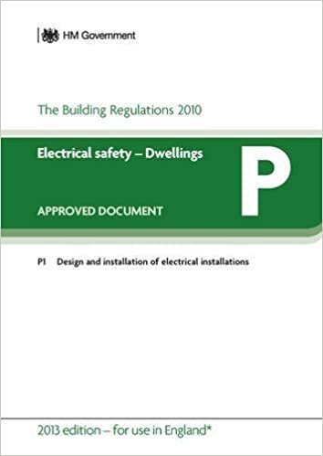indir Approved Document P: Electrical Safety - Dwellings (2013 Edition - for Use in England) by Department of Communities and Local Government (2013) Paperback