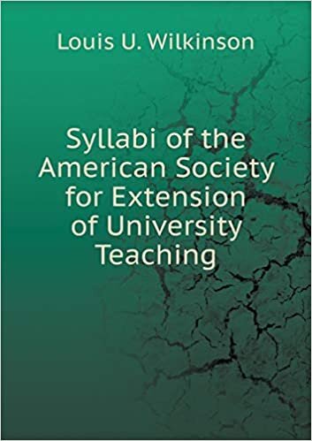 indir Syllabi of the American Society for Extension of University Teaching