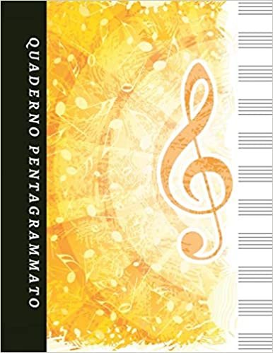 Quaderno Pentagrammato: 7 pentagrammi per pagina quaderno per musicisti, 120 pagine, Quaderno di musica