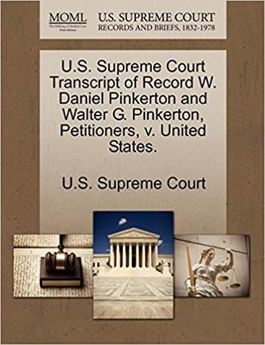 indir U.S. Supreme Court Transcript of Record W. Daniel Pinkerton and Walter G. Pinkerton, Petitioners, v. United States.