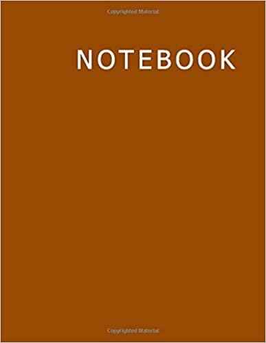 indir Line Journal Composition Notebook: Line Journal Notebook, Lined Paper, 120 Sheets (Large, 8.5 x 11), Brown Cover