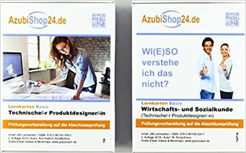 AzubiShop24.de Kombi-Paket Lernkarten Technische/-r Produktdesigner/-in: Erfolgreiche Prüfungsvorbereitung auf die Abschlussprüfung indir