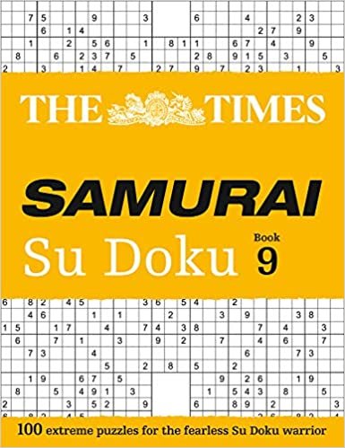 The Times Samurai Su Doku: Book 9: 100 Exreme Puzzles for the Fearless Su Doku Warrior indir