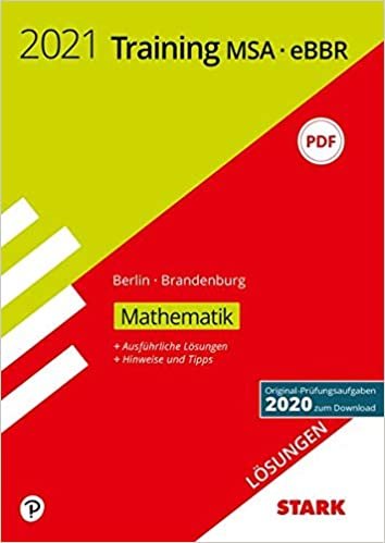 STARK Lösungen zu Training MSA/eBBR 2021 - Mathematik - Berlin/Brandenburg indir