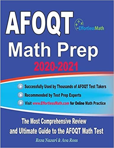 تحميل AFOQT Math Prep 2020-2021: The Most Comprehensive Review and Ultimate Guide to the AFOQT Math Test