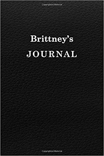 Brittney 's Journal Black Journal University Graduation gift: Lined Notebook / Journal Gift, 120 Pages, 6x9, Soft Cover, Matte Finish indir