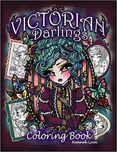 Victorian Darlings Coloring Book ダウンロード