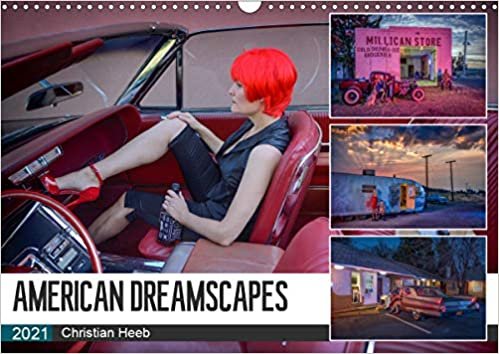 American Dreamscapes (Wandkalender 2021 DIN A3 quer): Ein Portrait von Amerika wie es Christian Heeb in seiner Kunst Serie 'American Dreamscapes' festgehalten hat. (Monatskalender, 14 Seiten )