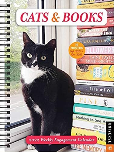 ダウンロード  Cats & Books 16-Month 2021-2022 Weekly Engagement Calendar 本