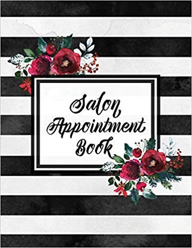 indir Hair Salon Appointment Book: Undated Daily Client Schedule Planner, Time Columns 7am - 9pm, 15 minute increments, Appointments Notebook