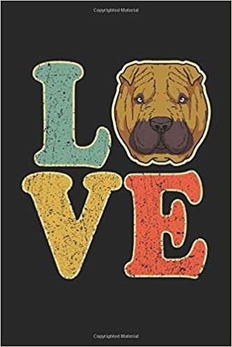 indir L.O.V.E: 6&quot; x 9&quot; Blank - Notebook - Memo Book - Paperback - Journal - Diary - A funny gift for a dog owner and puppy lover. Also a great as a gift ... there love there pet and four legged friend.