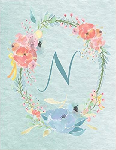 2020-2022 Calendar – Letter N – Light Blue and Pink Floral Design: 3-Year 8.5”x11” Monthly Calendar/Planner - Personalized with Initials. ... 3-Yr Calendar Alphabet Series, Band 14) indir