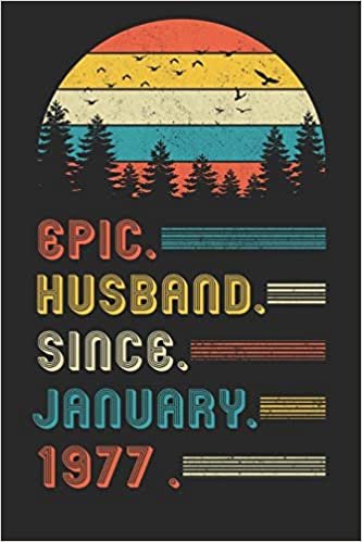 اقرأ Epic Husband Since January 1977: Composition Notebook 43rd Wedding Anniversary Gift for Him. الكتاب الاليكتروني 