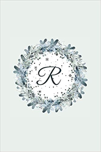indir R Notebook: Beautiful Personalized Christmas Gift R Letter for Adults Kids s