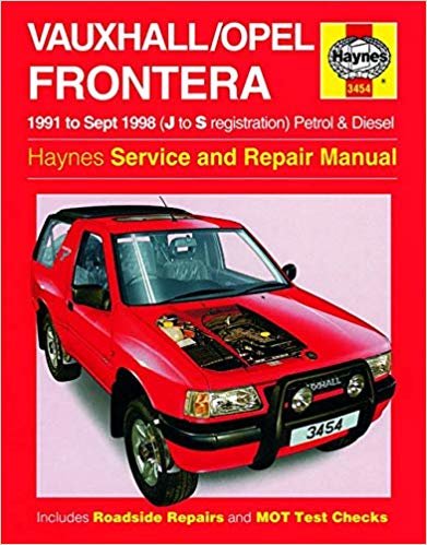 Vauxhall/Opel Frontera Petrol & Diesel (91 - Sept 98) J To S indir