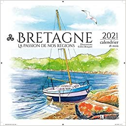 Calendrier Bretagne 2021 -Dessins à l'aquarelle- (CALENDRIERS) indir