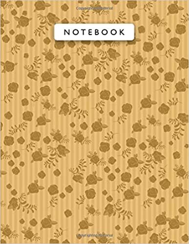 indir Notebook Bright Yellow (Crayola) Color Mini Vintage Rose Flowers Small Lines Patterns Cover Lined Journal: 8.5 x 11 inch, 21.59 x 27.94 cm, Work List, ... Journal, Planning, A4, 110 Pages, Monthly