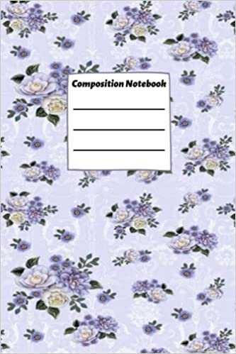 Amanda Carter Composition Notebook: Pastel flowers on the white-purple background Notebook Lined Journal | 100 Pages | 6 x 9 | Children Kids Girls Teens Women Men تكوين تحميل مجانا Amanda Carter تكوين