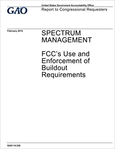 Spectrum management, FCC's use and enforcement of buildout requirements : report to congressional requesters. indir