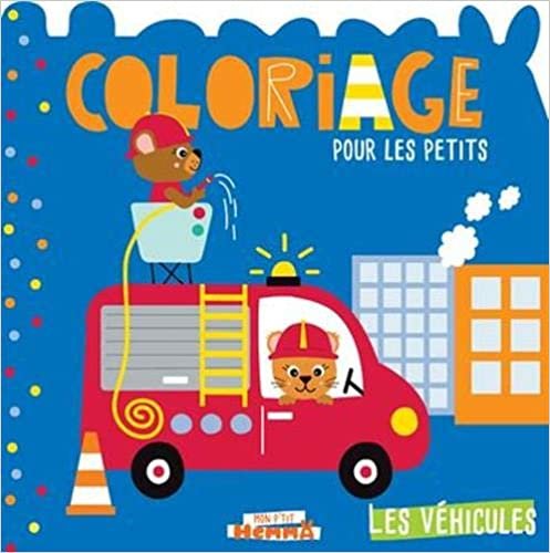 indir Mon P&#39;tit Hemma Coloriage pour les petits - Les véhicules (Camion de pompier)