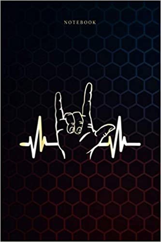 ダウンロード  Simple Notebook American Sign Language Heartbeat I Love You ASL: 6x9 inch, Meal, To Do List, Over 100 Pages, Weekly, Journal, Goals, Budget 本