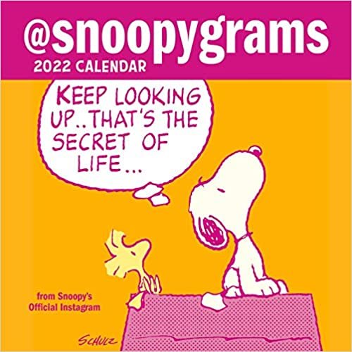 Peanuts 2022 Mini Wall Calendar: @Snoopygrams