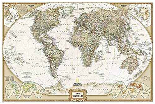 اقرأ خريطة العالم Executive [ملصق المقاس و tubed] (مرجع ناشونال جيوغرافيك) الكتاب الاليكتروني 