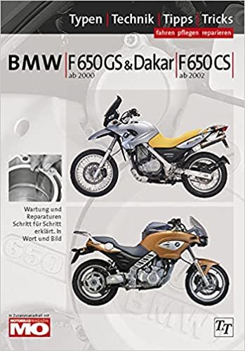 indir BMW F 650 GS &amp; Dakar ab 2000/ F650 CS ab 2002,2 Spark ab 2004, Reparaturanleitung: Das umfassende Handbuch, Typen, Technik, Tipps, Tricks