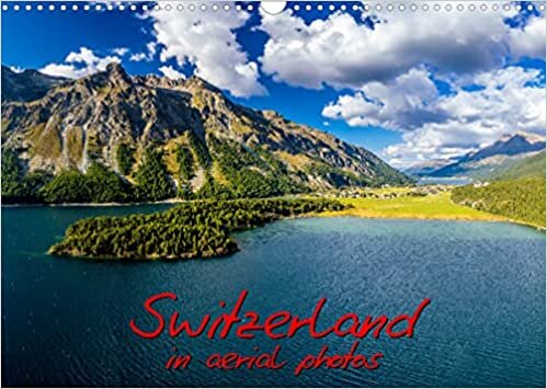 Switzerland - in aerial photos (Wall Calendar 2023 DIN A3 Landscape): Atmospheric aerial pictures from Switzerland - Engadin, Bergell and the Bernina region (Monthly calendar, 14 pages )