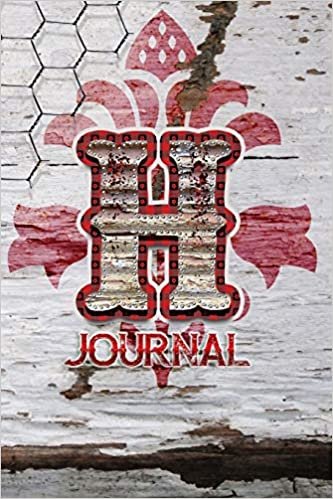 indir H Journal: H Initial Monogram Lined Notebook