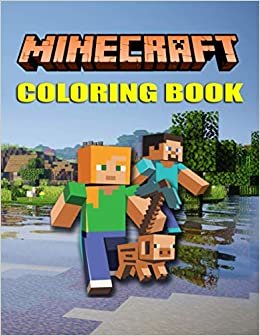 MINECRAFT COLORING BOOK: +50 High Quality coloring Pages For Kids, For Boys, For Girls