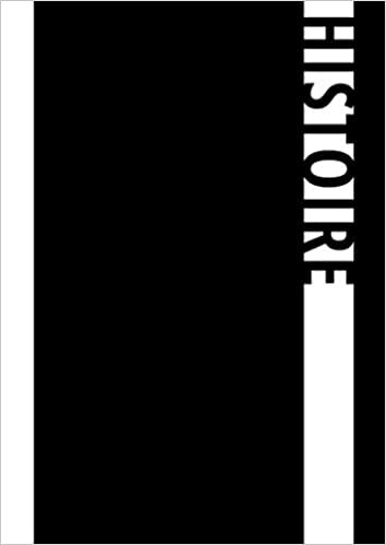 indir Cahier / Carnet de notes pour l&#39; histoire : Noir classique: Format A4 | papier ligné avec bordure de correction | couverture de livre : mate et souple | 40 pages