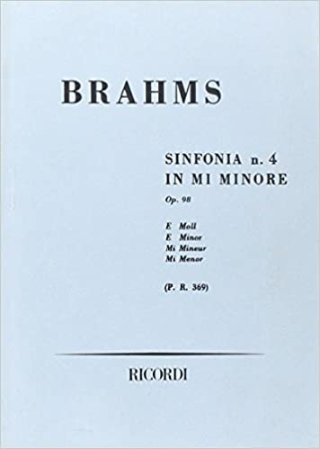 Sinfonia N. 4 In Mi Min. Op. 98 indir