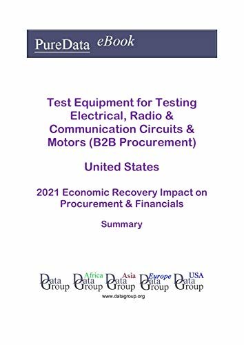 Test Equipment for Testing Electrical, Radio & Communication Circuits & Motors (B2B Procurement) United States Summary: 2021 Economic Recovery Impact on Revenues & Financials (English Edition)