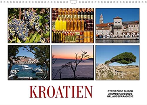 Kroatien - Streifzuege durch atemberaubende Kulturlandschaften (Wandkalender 2022 DIN A3 quer): Die Adria-Republik Kroatien besticht durch atemberaubende Kuestenlandschaften, die zum Urlauben einladen. (Monatskalender, 14 Seiten )