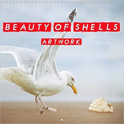 Beauty of shells artwork (Wall Calendar 2021 300 × 300 mm Square): Shells at the beach (Monthly calendar, 14 pages )