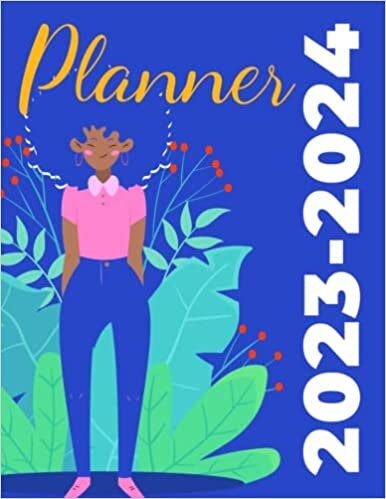 Black Girl Planner 2023-2024: African American Planner , 24 Month Planner Organizer , 2 Years Monthly Planner Calendar Schedule Organizer From January 2023 Up To December 2024 , Two Year Monthly Planner 2023-2024 8.5 X 11 Large Print