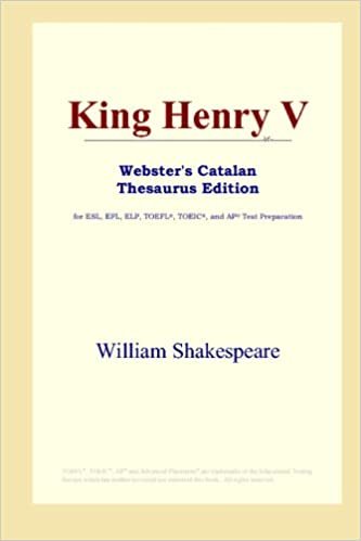 indir King Henry V (Webster&#39;s Catalan Thesaurus Edition)