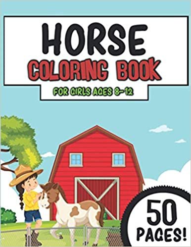 ダウンロード  Horse Coloring Book For Girls Ages 8-12: Beautiful Design Coloring Book for Lovers Horse Cute Gift Relaxation 本