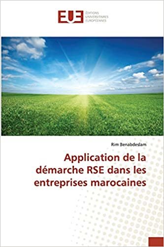 indir Application de la démarche RSE dans les entreprises marocaines