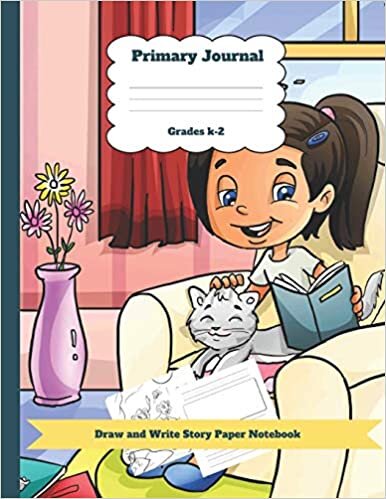 indir Primary Journal Grades k-2 Draw and Write Story Paper Notebook: Cats Theme Dashed Mid Line and Picture Space Plus Coloring Pages for Boys and Girls (Efrat Haddi Primary Notebooks, Band 28)