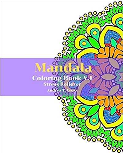 Mandala Coloring Book V.1: Coloring Book For Stress Reliever indir