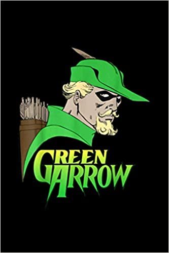 DC Comics Green Arrow Portrait Logo Notebook 114 Pages 6''x9'' College Ruled
